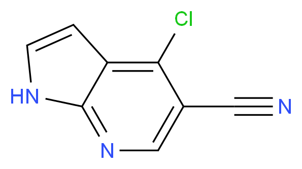 4-Chloro-1H-pyrrolo[2,3-b]pyridine-5-carbonitrile_Molecular_structure_CAS_920966-02-5)