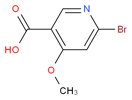 6-bromo-4-methoxynicotinic acid_Molecular_structure_CAS_1060805-14-2)