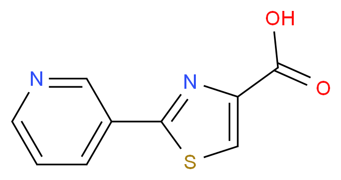 2-(Pyridin-3-yl)-1,3-thiazole-4-carboxylic acid_Molecular_structure_CAS_39067-29-3)