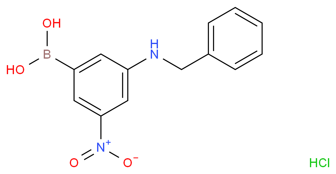 3-(Benzylamino)-5-nitrobenzeneboronic acid hydrochloride 95%_Molecular_structure_CAS_913835-78-6)