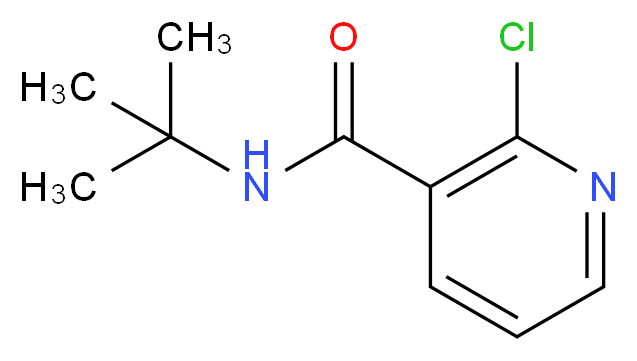 N-(tert-Butyl)-2-chloronicotinamide_Molecular_structure_CAS_)