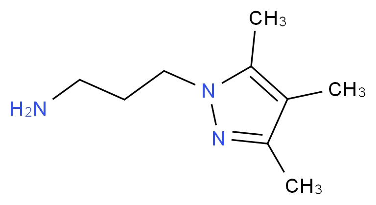 3-(3,4,5-trimethyl-1H-pyrazol-1-yl)-1-propanamine_Molecular_structure_CAS_69980-77-4)