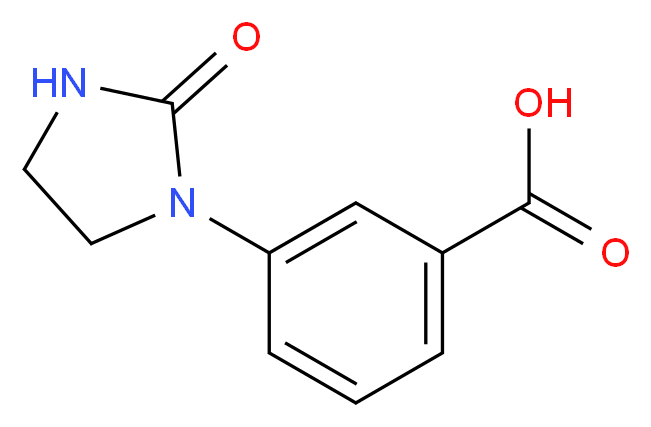 3-(2-Oxoimidazolidin-1-yl)benzoic acid_Molecular_structure_CAS_884504-86-3)