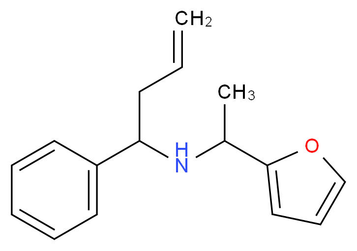 (1-Furan-2-yl-ethyl)-(1-phenyl-but-3-enyl)-amine_Molecular_structure_CAS_436088-63-0)