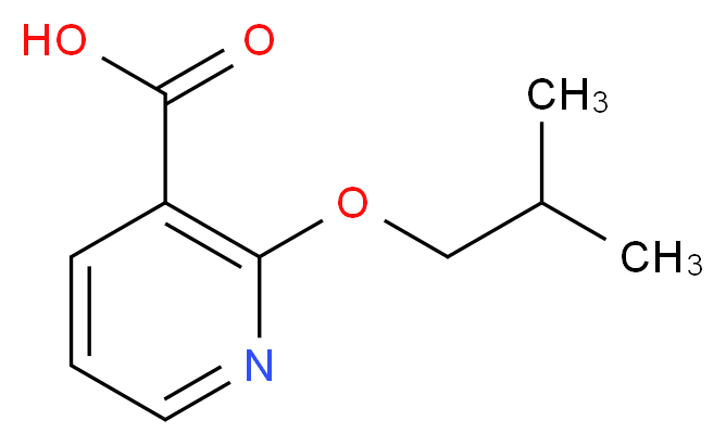 2-(2-methylpropoxy)pyridine-3-carboxylic acid_Molecular_structure_CAS_)