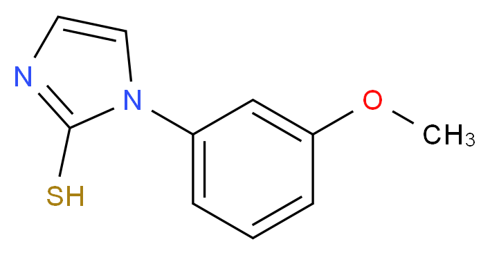 1-(3-methoxyphenyl)-1H-imidazole-2-thiol_Molecular_structure_CAS_)