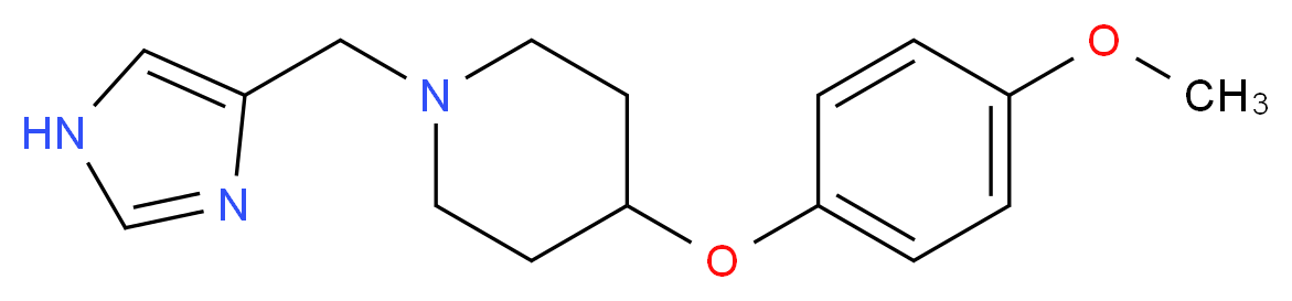 1-(1H-imidazol-4-ylmethyl)-4-(4-methoxyphenoxy)piperidine_Molecular_structure_CAS_)