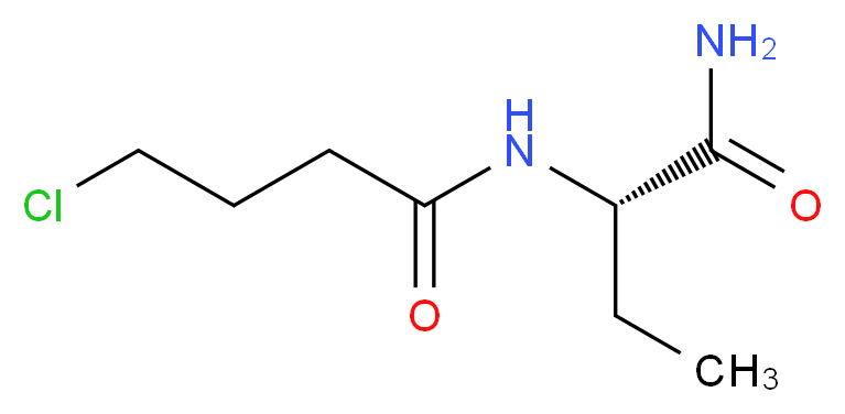 (S)-N-(1-Amino-1-oxobutan-2-yl)-4-chlorobutanamide_Molecular_structure_CAS_102767-31-7)