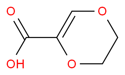 5,6-Dihydro-[1,4]dioxine-2-carboxylic acid_Molecular_structure_CAS_61564-98-5)