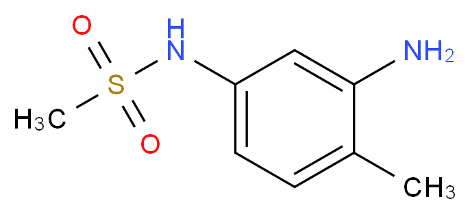 N-(3-amino-4-methylphenyl)methanesulfonamide_Molecular_structure_CAS_84814-55-1)