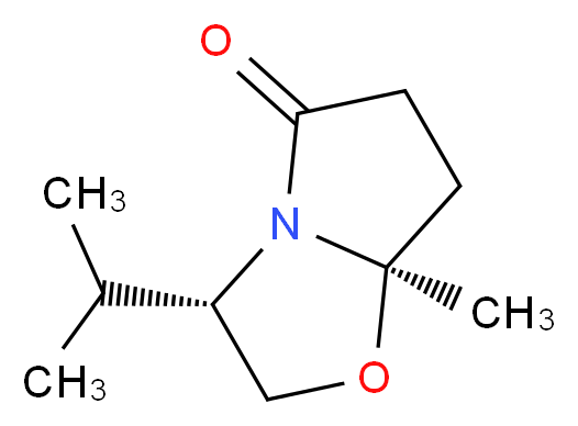 (3S-cis)-(+)-Tetrahydro-3-isopropyl-7a-methylpyrrolo[2,1-b]oxazol-5(6H)-one_Molecular_structure_CAS_98203-44-2)