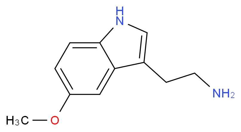 3-(2-Aminoethyl)-5-methoxy-1H-indole_Molecular_structure_CAS_608-07-1)