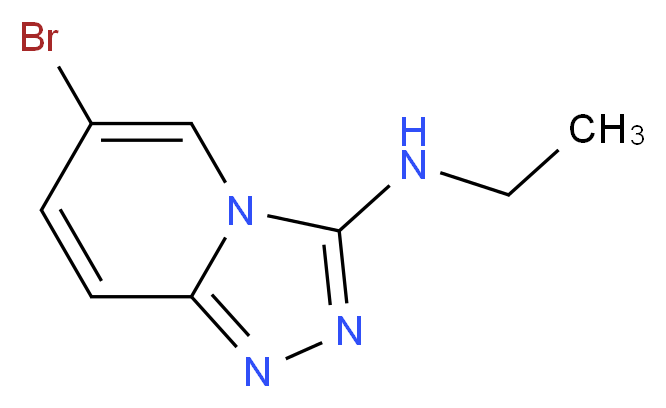 6-Bromo-3-(ethylamino)[1,2,4]triazolo[4,3-a]pyridine_Molecular_structure_CAS_)