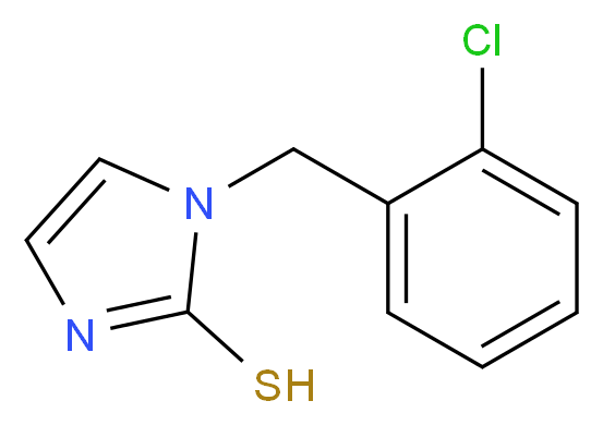 1-(2-chlorobenzyl)-1H-imidazole-2-thiol_Molecular_structure_CAS_)