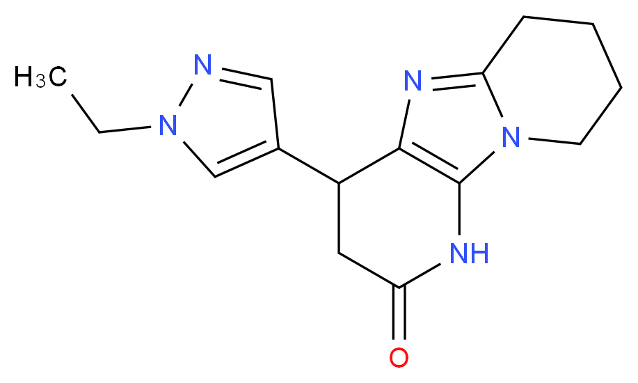 4-(1-ethyl-1H-pyrazol-4-yl)-3,4,6,7,8,9-hexahydropyrido[3',2':4,5]imidazo[1,2-a]pyridin-2(1H)-one (non-preferred name)_Molecular_structure_CAS_)