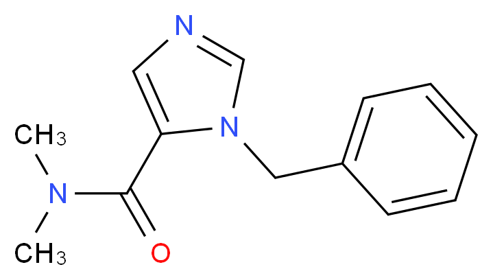 1-Benzyl-N,N-dimethyl-1H-imidazole-5-carboxamide 97%_Molecular_structure_CAS_850429-56-0)