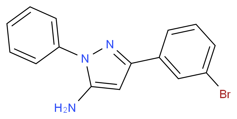 5-(3-BROMO-PHENYL)-2-PHENYL-2H-PYRAZOL-3-YLAMINE_Molecular_structure_CAS_424808-07-1)