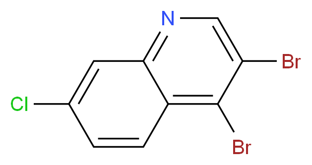 3,4-Dibromo-7-chloroquinoline_Molecular_structure_CAS_)