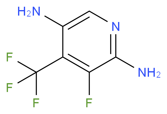 2,5-Diamino-3-fluoro-4-(trifluoromethyl)-pyridine_Molecular_structure_CAS_675602-90-1)