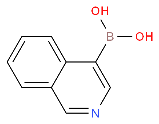 4-Isoquinolineboronic acid_Molecular_structure_CAS_192182-56-2)
