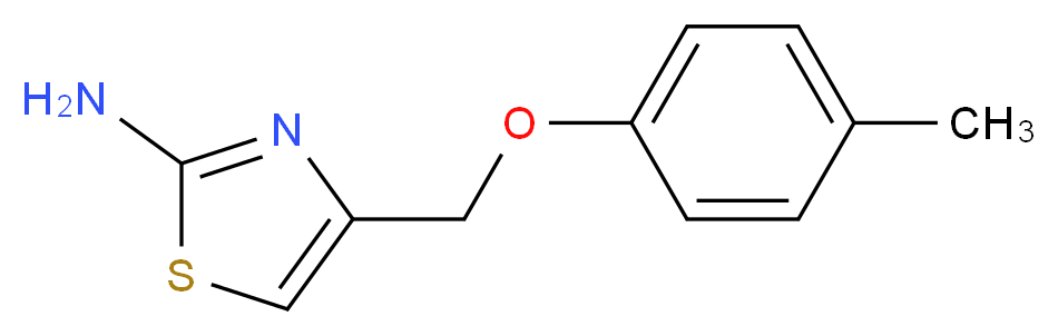4-[(4-methylphenoxy)methyl]-1,3-thiazol-2-amine_Molecular_structure_CAS_)