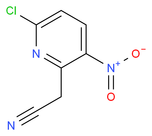 2-(6-Chloro-3-nitropyridin-2-yl)acetonitrile_Molecular_structure_CAS_123846-69-5)