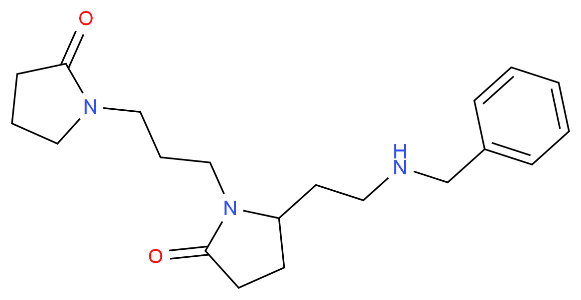 5-[2-(benzylamino)ethyl]-1-[3-(2-oxo-1-pyrrolidinyl)propyl]-2-pyrrolidinone_Molecular_structure_CAS_)