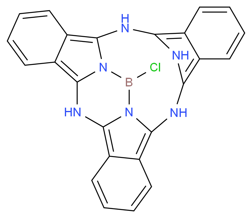 Boron subphthalocyanine chloride_Molecular_structure_CAS_36530-06-0)