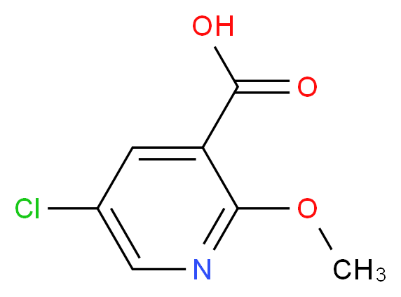 5-Chloro-2-methoxynicotinic acid_Molecular_structure_CAS_54916-65-3)