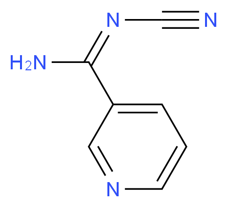 N'-Cyano-3-pyridinecarboximidamide_Molecular_structure_CAS_73631-23-9)