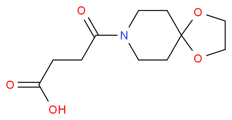 4-(1,4-Dioxa-8-azaspiro[4.5]dec-8-yl)-4-oxobutanoic acid_Molecular_structure_CAS_883550-05-8)