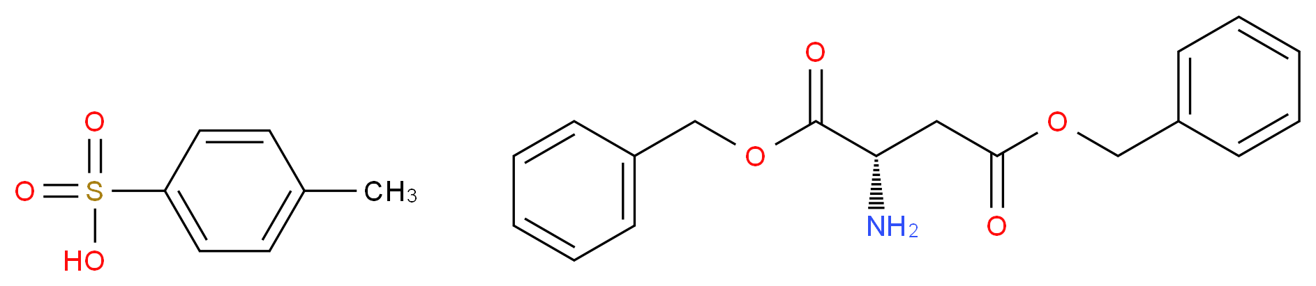L-Aspartic acid dibenzyl ester p-toluenesulfonate salt_Molecular_structure_CAS_2886-33-1)