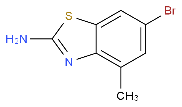 6-bromo-4-methyl-1,3-benzothiazol-2-amine_Molecular_structure_CAS_681126-45-4)