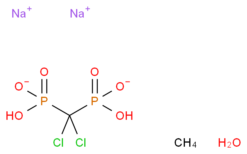 Clodronic Acid, Disodium Salt, Hydrate_Molecular_structure_CAS_22560-50-5)