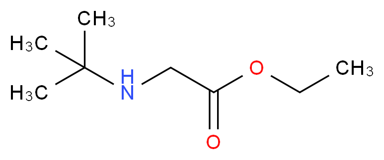 ethyl 2-(tert-butylamino)acetate_Molecular_structure_CAS_)