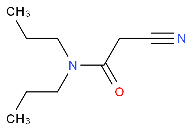 2-Cyano-N,N-dipropylacetamide_Molecular_structure_CAS_53807-35-5)