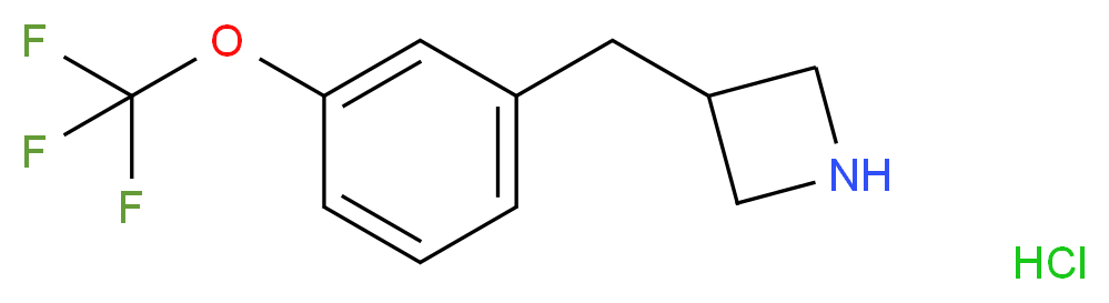 3-{[3-(trifluoromethoxy)phenyl]methyl}azetidine hydrochloride_Molecular_structure_CAS_)