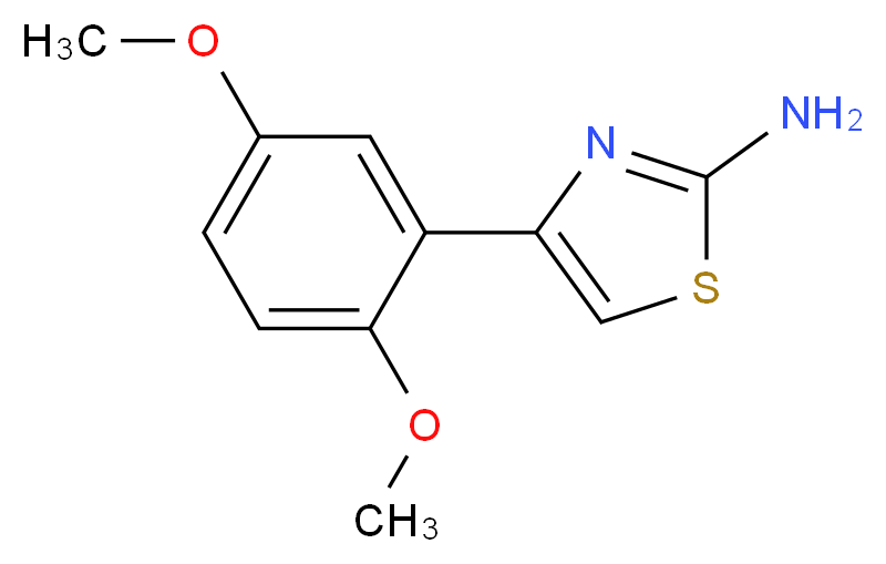4-(2,5-Dimethoxy-phenyl)-thiazol-2-ylamine_Molecular_structure_CAS_74605-12-2)