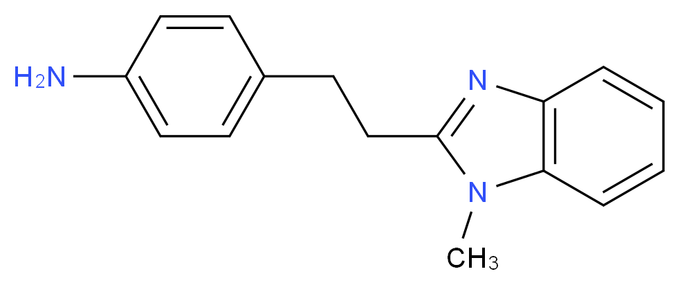 4-[2-(1-Methyl-1H-benzoimidazol-2-yl)-ethyl]-phenylamine_Molecular_structure_CAS_)