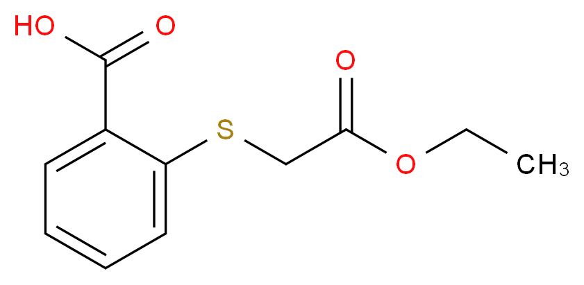 2-[(2-Ethoxy-2-oxoethyl)sulfanyl]-benzenecarboxylic acid_Molecular_structure_CAS_18926-41-5)
