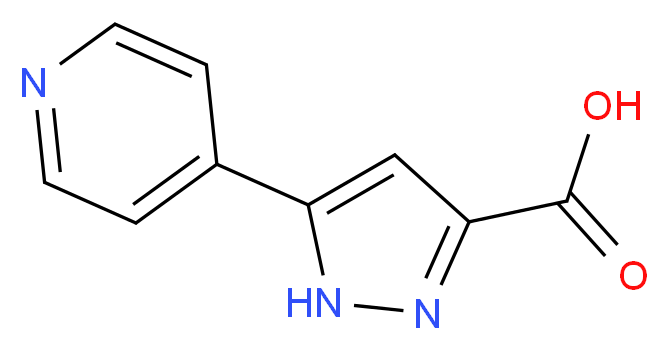 5-Pyridin-4-yl-1H-pyrazole-3-carboxylic acid_Molecular_structure_CAS_197775-45-4)