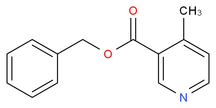 Benzyl 4-methylnicotinate_Molecular_structure_CAS_164464-66-8)