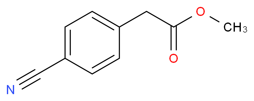 Methyl (4-cyanophenyl)acetate_Molecular_structure_CAS_52798-01-3)