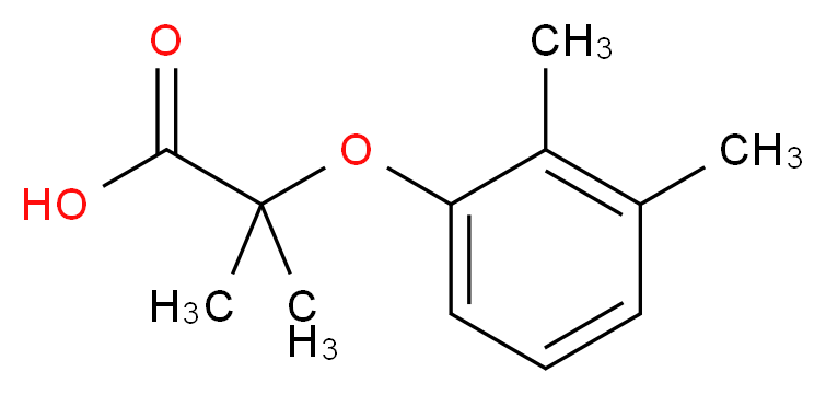 2-(2,3-Dimethyl-phenoxy)-2-methyl-propionic acid_Molecular_structure_CAS_)