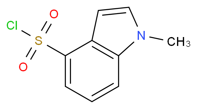 1-Methyl-1H-indole-4-sulphonyl chloride 97%_Molecular_structure_CAS_876316-36-8)