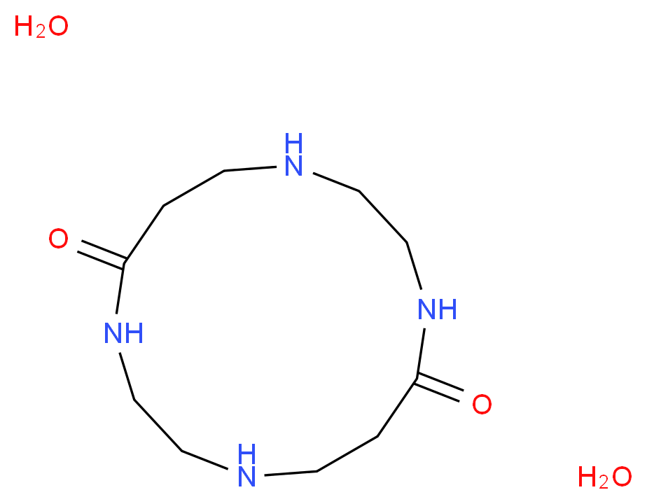1,4,8,11-Tetraazacyclotetradecane-5,12-dione dihydrate_Molecular_structure_CAS_329913-14-6)