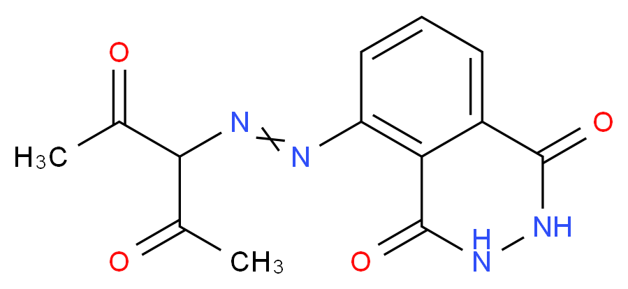 3-(1-Acetylacetonylazo)phthalhydrazide_Molecular_structure_CAS_109632-03-3)