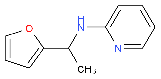 (1-Furan-2-yl-ethyl)-pyridin-2-yl-amine_Molecular_structure_CAS_)