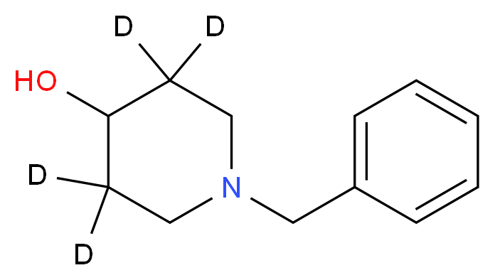 1-Benzyl-4-piperidinol-3,3,5,5-d4_Molecular_structure_CAS_88227-11-6)