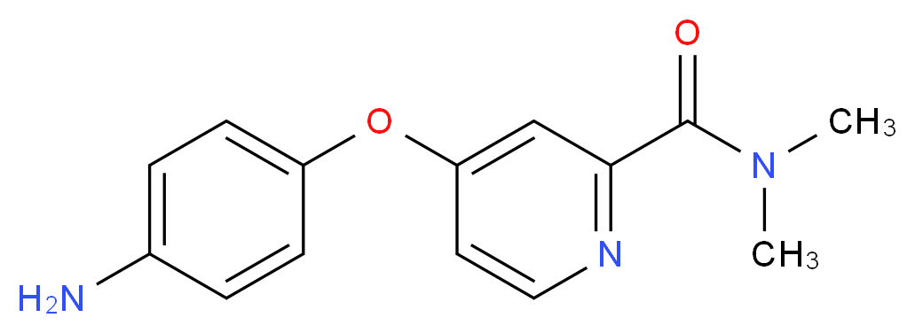4-(4-aminophenoxy)-N,N-dimethylpyridine-2-carboxamide_Molecular_structure_CAS_)